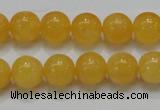 CCA06 15.5 inches 12mm round yellow calcite gemstone beads wholesale