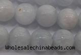 CCA403 15.5 inches 10mm round blue calcite beads wholesale