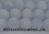 CCA407 15.5 inches 10mm round blue calcite gemstone beads