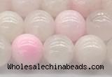 CCA521 15.5 inches 8mm round pink calcite gemstone beads