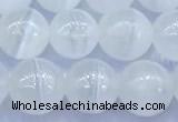 CCA530 15 inches 8mm round white calcite beads