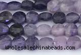 CCB1146 15 inches 4mm faceted coin sugilite beads