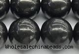 CCB1181 15 inches 16mm round shungite gemstone beads