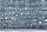 CCB1351 15 inches 2.5mm faceted coin aquamarine beads