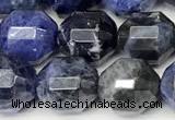 CCB1426 15 inches 9mm - 10mm faceted sodalite beads