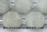 CCB1452 15 inches 9mm - 10mm faceted white moonstone beads