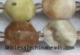 CCB1512 15 inches 9mm - 10mm faceted gemstone beads