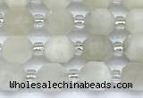 CCB1561 15 inches 5mm - 6mm faceted white moonstone beads