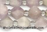 CCB1603 15 inches 10mm faceted kunzite gemstone beads