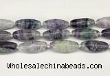 CCB781 15.5 inches 15*38mm - 16*40mm rice fluorite  beads