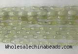 CCB817 15.5 inches 5*12mm rice New jade gemstone beads wholesale