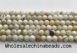 CCB820 15.5 inches 8mm round ivory jasper gemstone beads wholesale