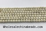 CCB821 15.5 inches 6mm round ivory jasper gemstone beads wholesale