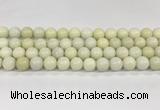 CCB831 15.5 inches 12mm round ivory jasper gemstone beads wholesale