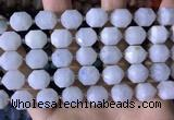 CCB852 15.5 inches 11*12mm faceted white moonstone beads wholesale