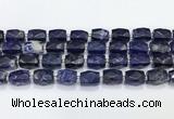 CCB889 11*15mm-12*16mm faceted cuboid sodalite beads wholesale