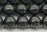 CCB966 15 inches 8mm round shungite gemstone beads wholesale