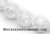 CCC17 14mm round grade A white crystal beads Wholesale