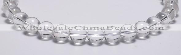 CCC31 15.5 inches 12mm round synthetic white crystal beads