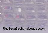 CCC621 15.5 inches 6mm faceted round natural white crystal beads