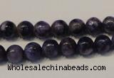 CCG31 15.5 inches 8mm round natural charoite gemstone beads