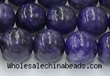 CCG316 15.5 inches 8mm round dyed charoite gemstone beads