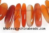 CCH07 16 inches red onyx chips gemstone beads wholesale