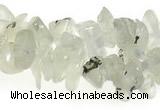 CCH18 35 inches light green garnet chip gemstone beads wholesale