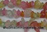 CCH261 34 inches 4*6mm synthetic crack crystal chips beads wholesale