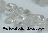 CCH290 34 inches 8*12mm white crystal chips gemstone beads wholesale