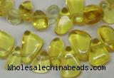 CCH313 15.5 inches 10*15mm synthetic citrine chips beads wholesale