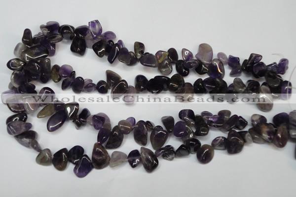 CCH316 15.5 inches 10*15mm amethyst chips gemstone beads wholesale