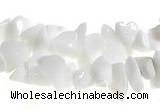 CCH32 35 inches white stone chips gemstone beads wholesale