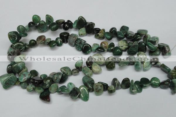 CCH330 15.5 inches 10*15mm New dragon blood jasper chips beads wholesale