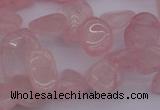 CCH611 15.5 inches 6*8mm - 10*14mm rose quartz chips gemstone beads