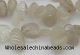 CCH622 15.5 inches 6*8mm - 10*14mm golden rutilated quartz chips beads