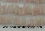 CCH656 15.5 inches 5*8mm - 6*10mm morganite gemstone chips beads