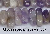 CCH710 15.5 inches 5*10mm - 5*15mm dogtooth amethyst chips beads