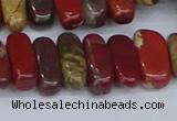 CCH716 15.5 inches 5*10mm - 5*15mm apple jasper chips beads