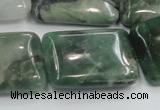 CCJ02 15.5 inches 22*30mm rectangle natural African jade beads wholesale