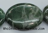 CCJ25 15.5 inches 30*40mm oval natural African jade beads wholesale