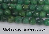 CCJ410 15.5 inches 4mm faceted round west African jade beads