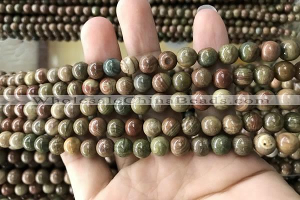 CCJ470 15.5 inches 4mm round rainbow jasper beads wholesale