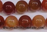 CCL07 15 inches 16mm round carnelian gemstone beads wholesale