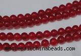 CCN05 15.5 inches 4mm round candy jade beads wholesale