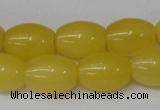 CCN111 15.5 inches 12*16mm rice candy jade beads wholesale