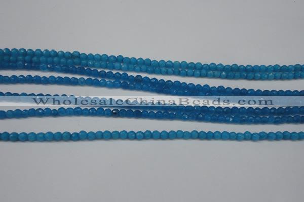 CCN1200 15.5 inches 4mm faceted round candy jade beads wholesale