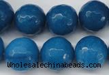 CCN1206 15.5 inches 16mm faceted round candy jade beads wholesale