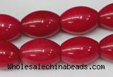 CCN123 15.5 inches 13*18mm rice candy jade beads wholesale