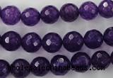 CCN1254 15.5 inches 10mm faceted round candy jade beads wholesale